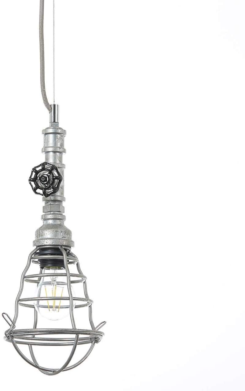 Brilliant Pendelleuchte 1flg zink antik, 93704/43