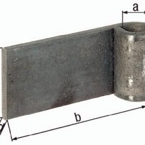 Anschweißband 16x75x45x5mm STA roh GAH, 1 Stück