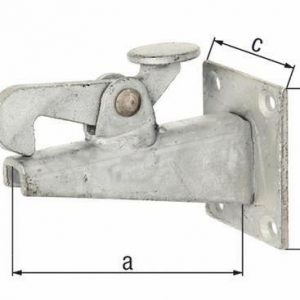 Torfeststeller 100x65x50mm STA roh TZN z. Anschr. GAH