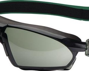 Vollsichtschutzbrille 625 EN 166 EN 170 EN 172 Rahmen dunkelgrau,Scheibe grünG15