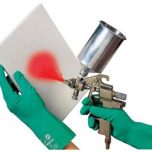 Chemiehandschuh Camatril 730 Gr.9 grün EN 388,EN 374 PSA III HONEYWELL - VPE: 10