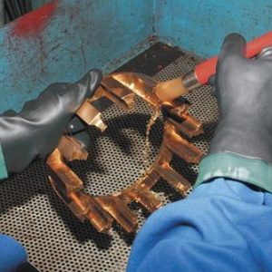 Chemiehandschuh Nitopren 717 Gr.10 dunkelgrau EN 388,EN 374 PSA III HONEYWELL - VPE: 10