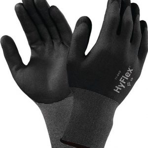 Handschuhe HyFlex 11-840 Gr.9 schwarz/grau Nylon-Spandex EN 388 Kat.II - VPE: 12
