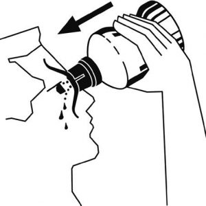 Augenspülflasche DUO pH Neutral 0,5l DIN EN15154-4 PLUM