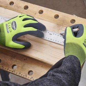 Handschuhe Flexter Gr.9 neogelb/grau EN 388 PSA II 12 PA - VPE: 12