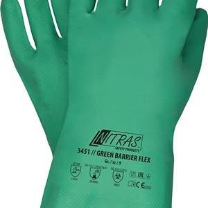 Chemikalienschutzhandschuhe Green Barrier Flex Gr.9 grün EN 388,EN 374 PSA III - VPE: 12