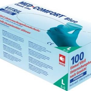 Einweghandschuh Med Comfort Blue Vitril Gr.M blau Vinyl-Nitril Gem. 100 St./Box