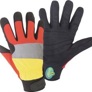 Forstschutzhandschuh WOODS Mechanics Gr.M schwarz/rot/gelb PSA III