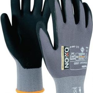 Handschuh Flexib Advanced 1900 Gr.10 schwarz/hellgrau EN388 EN420+A1 EN407 PSAII - VPE: 12