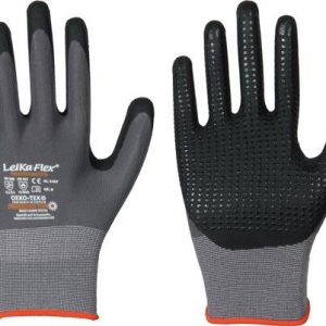 Handschuhe LeiKaFlex 1467 Gr.8 grau EN 420+ EN 388+EN 407 PSA II LEIPOLD - VPE: 12