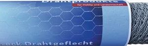Maschendrahtgeflecht, Länge 10 m, Höhe 0,5 m, 6-eckmaschen Weite 25 mm
