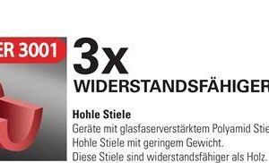 Dunggabel Zinken-L.320mm 4 Zinken Fiberglas Stiel 3001 G.1630g POLET