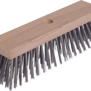 Drahtbesen L.300mm ca.0,5mm Gussstahl Besatz-L.60mm 5-reihig OSBORN