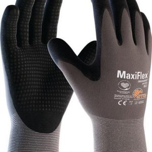 Handschuhe MaxiFlex Endurance 34-844 Gr.9 grau/schwarz Nyl.m.Nitril EN388 Kat.II - VPE: 12