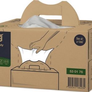 Putztuch TORK 530176 L615xB355ca.mm grau 1-lagig,ungeprägt TORK