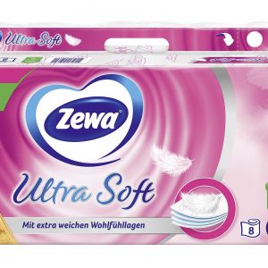 ZEWA Toilettenpapier 'Ultra Soft' 150 Blatt 4-lagig 8er Pack