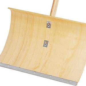 TRIUSO Schneeschieber mit Stiel Holz 50cm