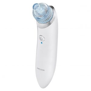 PROFICARE Porenreiniger / Mitesserentferner PC-PR 3025 USB-Ladekabel/Netzadapter, 17 austauschbare Hygieneschwämmchen und 4 austauschbare Aufsätze