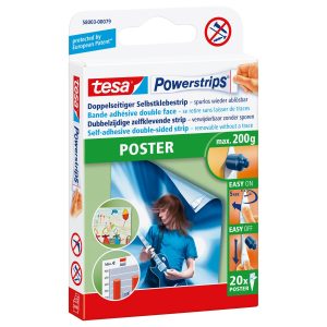 TESA Tesa Powerstrips Poster 20er Pack