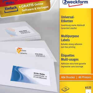 AVERY ZWECKFORM Universal-Etik.perman. 210x297
